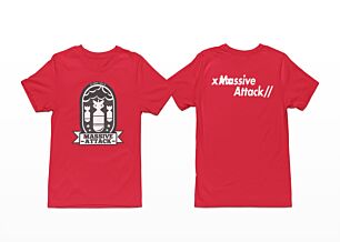 Massive Attack Bombs Logo Red T-Shirt