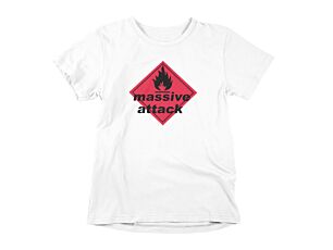 Massive Attack Logo White T-Shirt