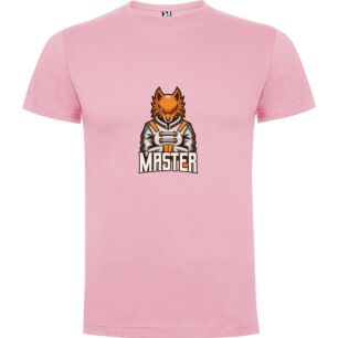 Masterpiece Mascot Illustration Tshirt σε χρώμα Ροζ XLarge