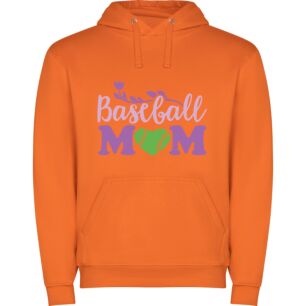 Maternal Baseball Elegance Φούτερ με κουκούλα