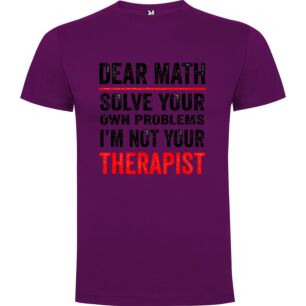 Math, Solve Yourself Tshirt