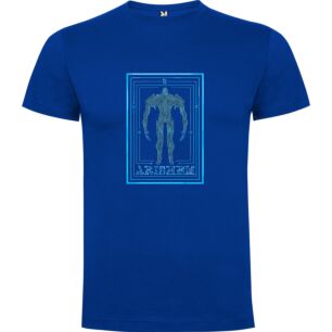 Mechamorph Explored: Cybernetic Blueprint Tshirt