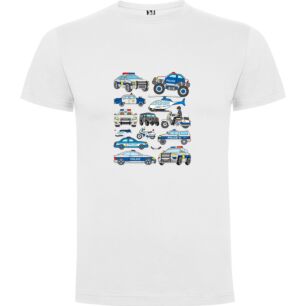 Mechapolice Collection Tshirt σε χρώμα Λευκό 5-6 ετών