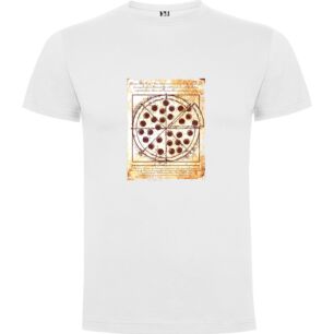 Medieval Pizza Drawing Tshirt σε χρώμα Λευκό 11-12 ετών
