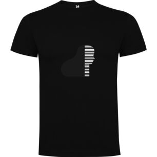 Melodic Monochrome Masterpiece Tshirt σε χρώμα Μαύρο XXXLarge(3XL)