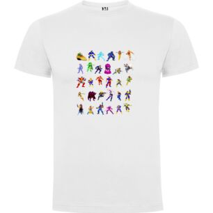 Merged Comics Action Figures Tshirt σε χρώμα Λευκό 7-8 ετών