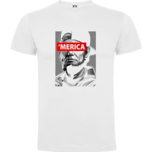 Merica Masterpiece: An Official Print Tshirt σε χρώμα Λευκό Medium