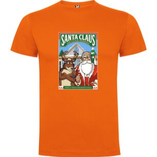 Merry Barn Santa Tshirt