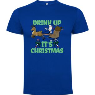 Merry Santa Sleigh Ride Tshirt