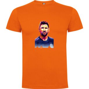Messi: Digital Art Cyborg Tshirt σε χρώμα Πορτοκαλί 9-10 ετών