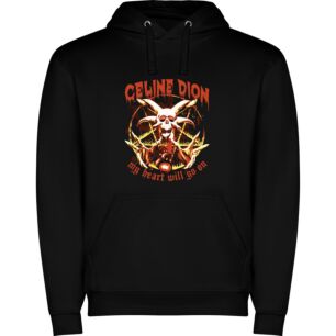 Metal Demon Skull Shirt Φούτερ με κουκούλα