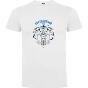 Metal Rider Brotherhood Tshirt σε χρώμα Λευκό Medium
