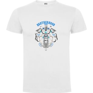 Metal Rider Brotherhood Tshirt σε χρώμα Λευκό XXXLarge(3XL)