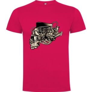 Metallic Motor Skull Tshirt