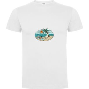 Miami Surfing Paradise Tshirt σε χρώμα Λευκό XLarge