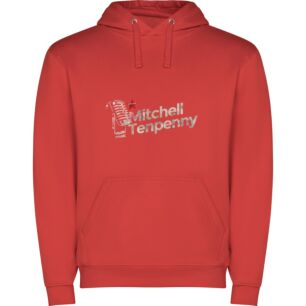 Mic Reflection: Mitchell Inspirations Φούτερ με κουκούλα σε χρώμα Κόκκινο 3-4 ετών