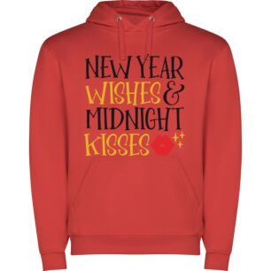 Midnight Bliss: Sweet New Year Φούτερ με κουκούλα