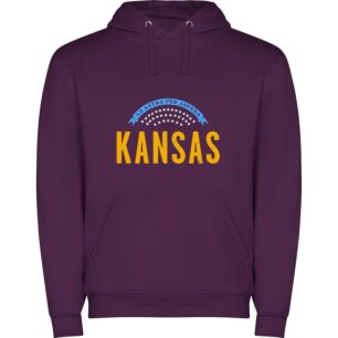 Midnight Kansas: Official Tourist Φούτερ με κουκούλα σε χρώμα Μωβ 11-12 ετών