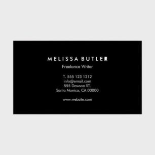 Minimalist Professional Elegant Kraft Business Card