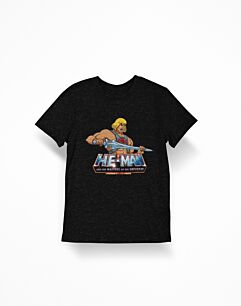 He Man Black T-Shirt