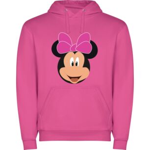 Minnie's Pink Bow: Disney's Iconic Face Φούτερ με κουκούλα