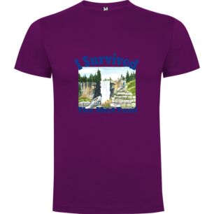 Misty Waterfall Triumph Tshirt σε χρώμα Μωβ 3-4 ετών