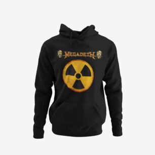 Megadeth Radioactive Logo Φούτερ με Κουκούλα