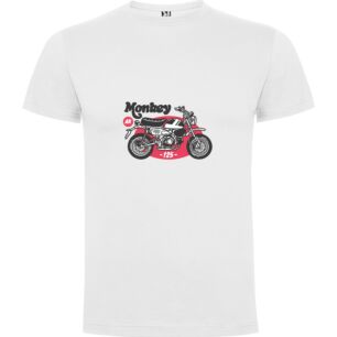 Monkeybone's Moto Madness Tshirt σε χρώμα Λευκό XXLarge