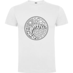 Mono Mountain Art Tshirt σε χρώμα Λευκό XXXLarge(3XL)
