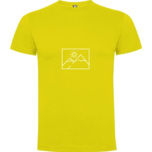 Monochromatic Bliss: Mountain Moods Tshirt