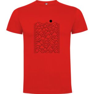 Monochromatic Mountain Zig-Zags Tshirt