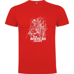 Monochrome American Heroism Tshirt