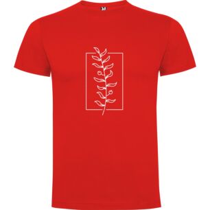 Monochrome Botanical Chic Tshirt