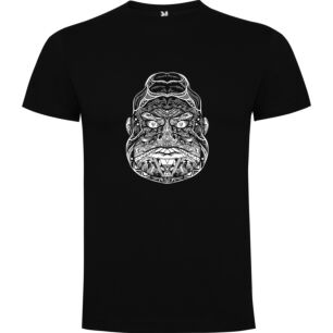 Monochrome Gorilla Portrait Tshirt