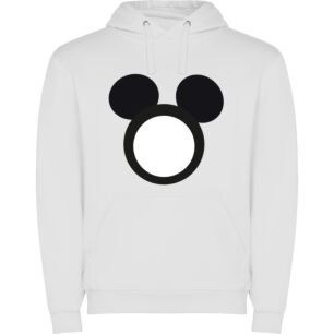 Monochrome Mickey's Counterfeit Charm Φούτερ με κουκούλα σε χρώμα Λευκό Small