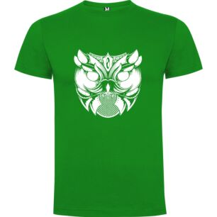 Monochrome Owl Elegance Tshirt