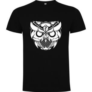 Monochrome Owls Tshirt