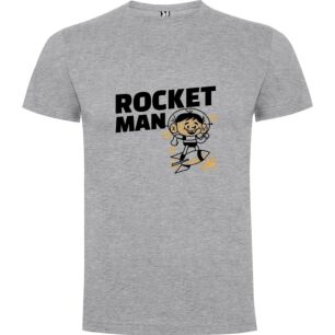 Monochrome Rocket Dreams Tshirt