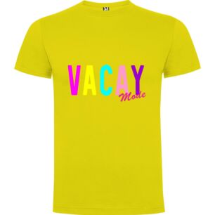 Moody Vacay Vibes Tshirt σε χρώμα Κίτρινο XXLarge