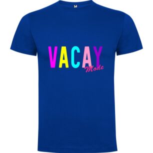Moody Vacay Vibes Tshirt σε χρώμα Μπλε Medium