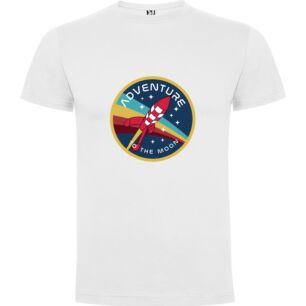 Moon Adventure Rocket Tshirt