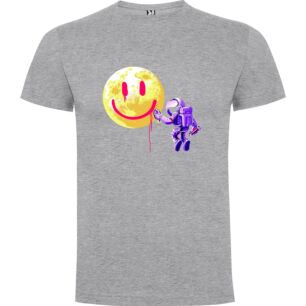 Moon Smiley Astronaut Tshirt