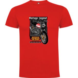 Motorcycle Retro Art Tee Tshirt