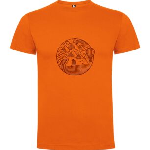 Mountain Balloon Adventure Tshirt σε χρώμα Πορτοκαλί XXXLarge(3XL)