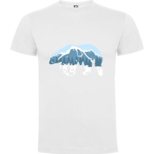 Mountain Bear Wildlife Art Tshirt