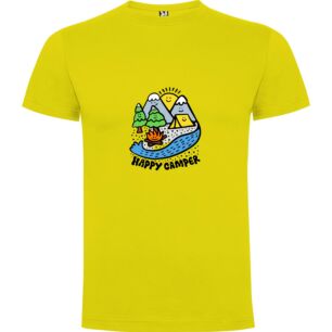 Mountain Escape Tshirt σε χρώμα Κίτρινο Small