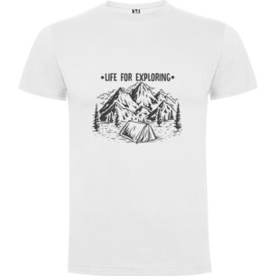 Mountain Explorer T-Shirt Tshirt σε χρώμα Λευκό XLarge