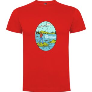 Mountain Lake Fishing Tshirt