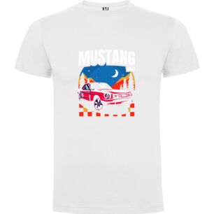 Mountain Mustang Madness Tshirt σε χρώμα Λευκό XLarge