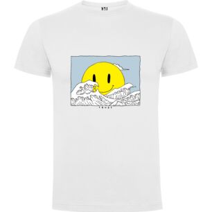 Mountain Smiley Artwork Tshirt